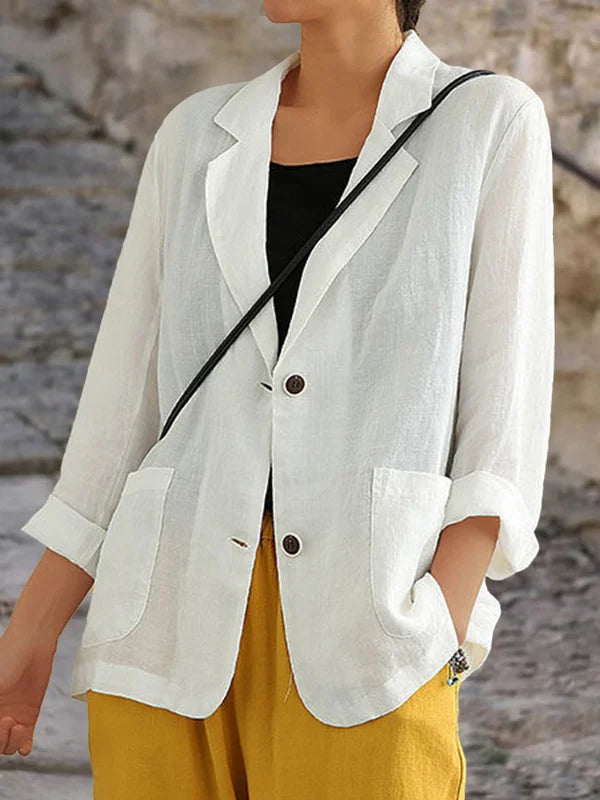 ModaLux - Stijlvolle blazer met knoopsluiting