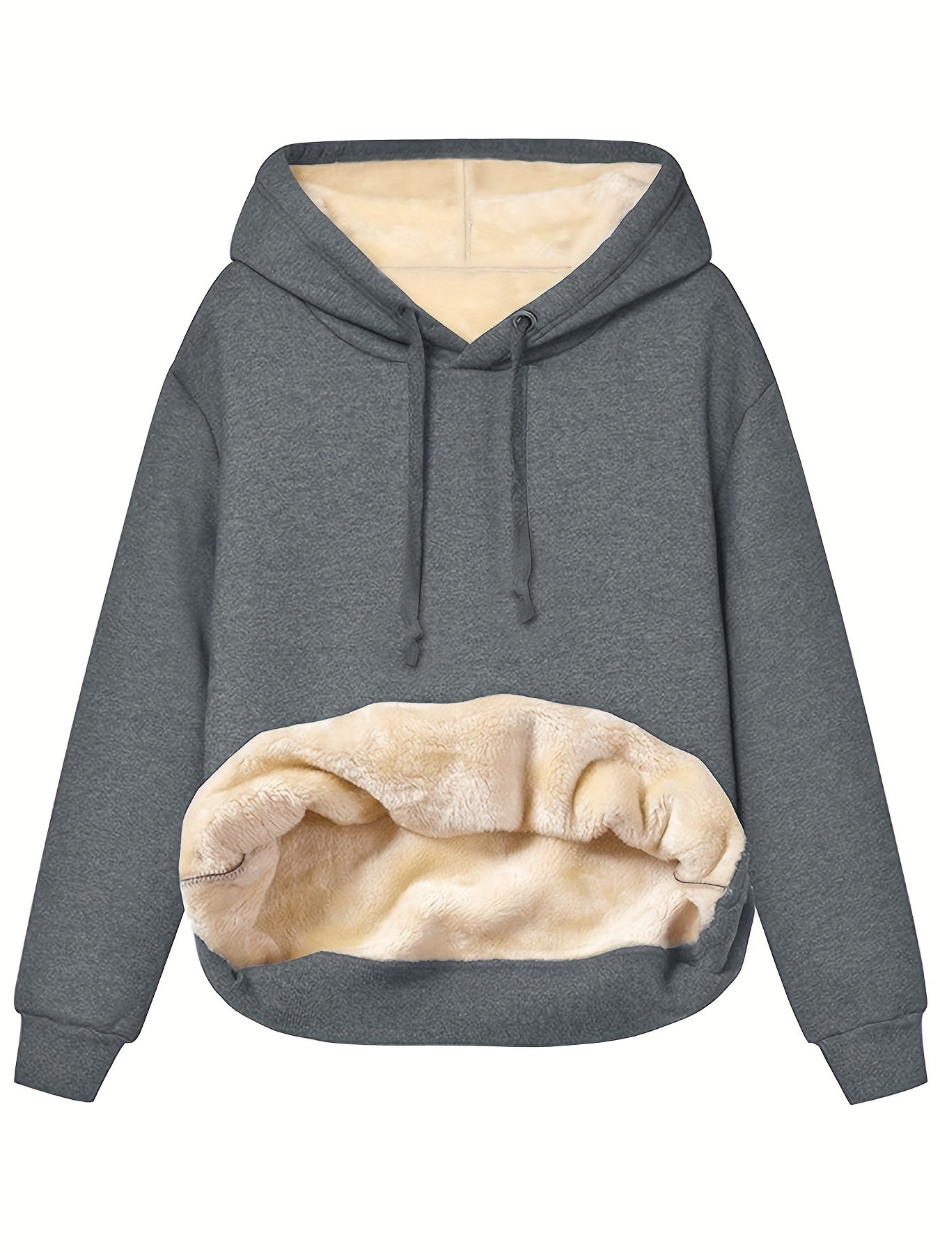 LuxeWarmth Fleece-Infused Hoodie