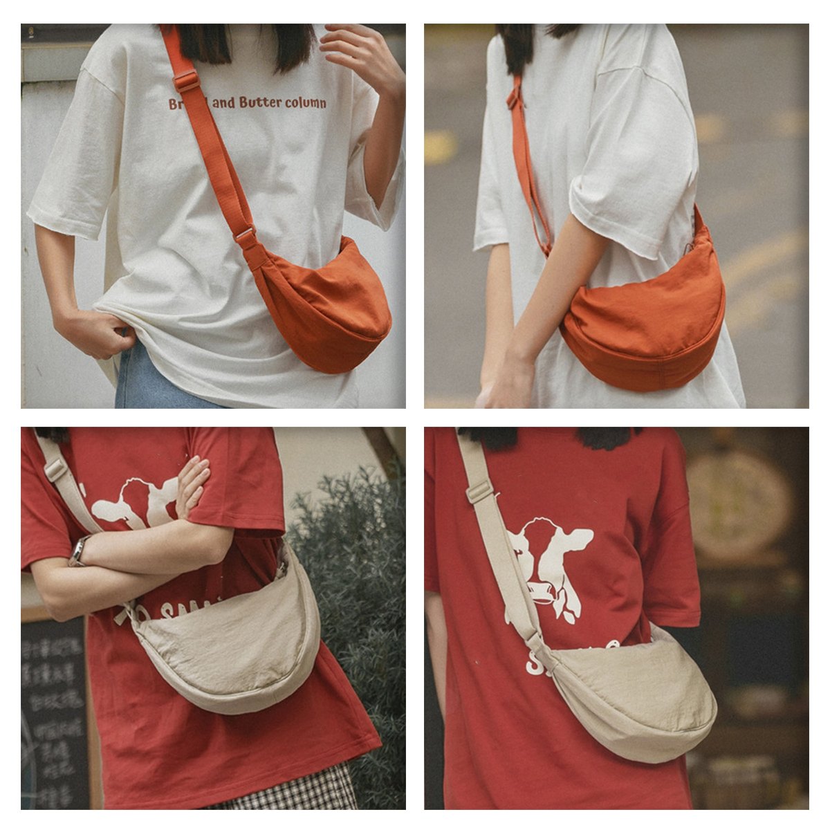 HemelBoog - Halvemaan Crossbody-tas