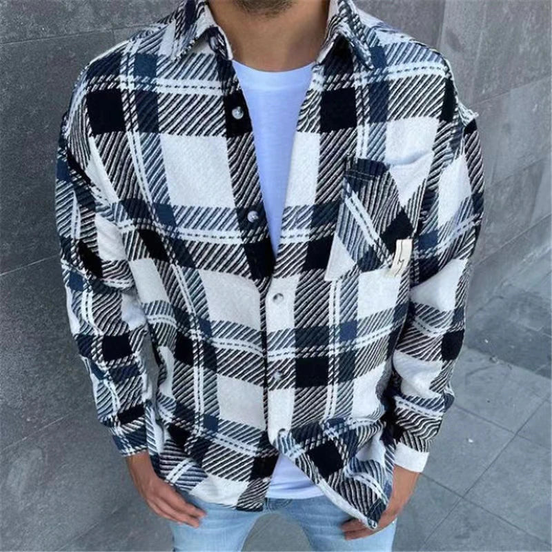 Samuel | Heren Casual Overhemden met Lange Mouwen