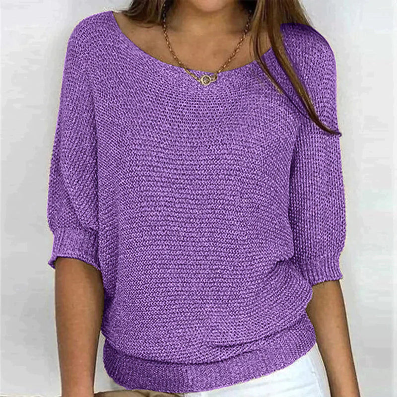 Tara - Herfstige Tricot Pullover