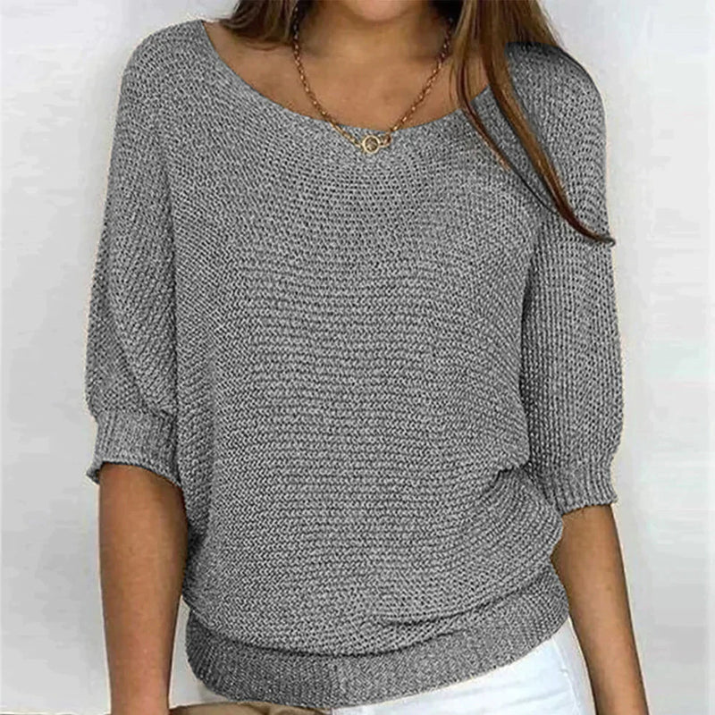 Tara - Herfstige Tricot Pullover