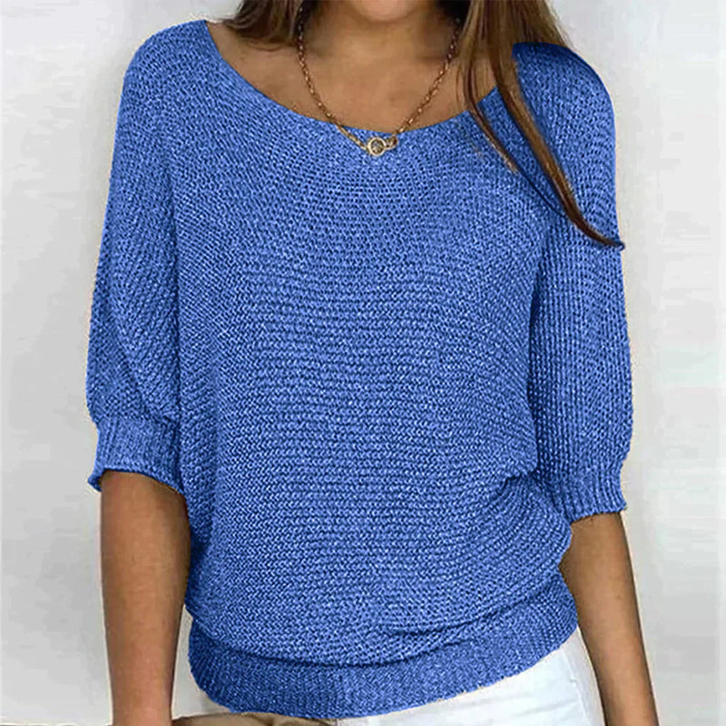 Tara - Herfstige Tricot Pullover