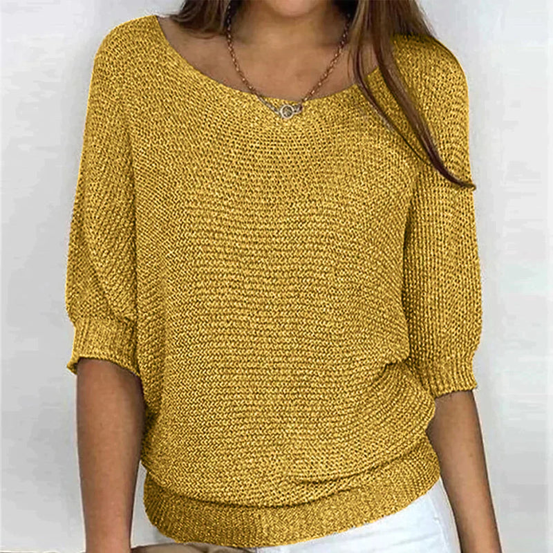 Tara - Herfstige Tricot Pullover