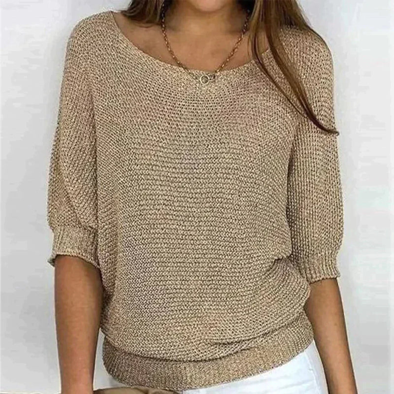 Tara - Herfstige Tricot Pullover