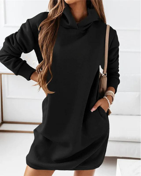 Luna - Comfortabele Hoodie Jurk