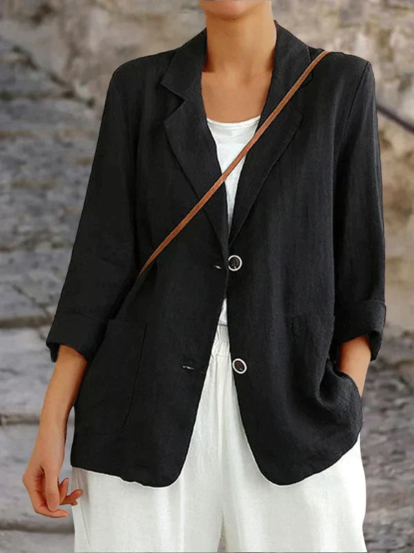 ModaLux - Stijlvolle blazer met knoopsluiting