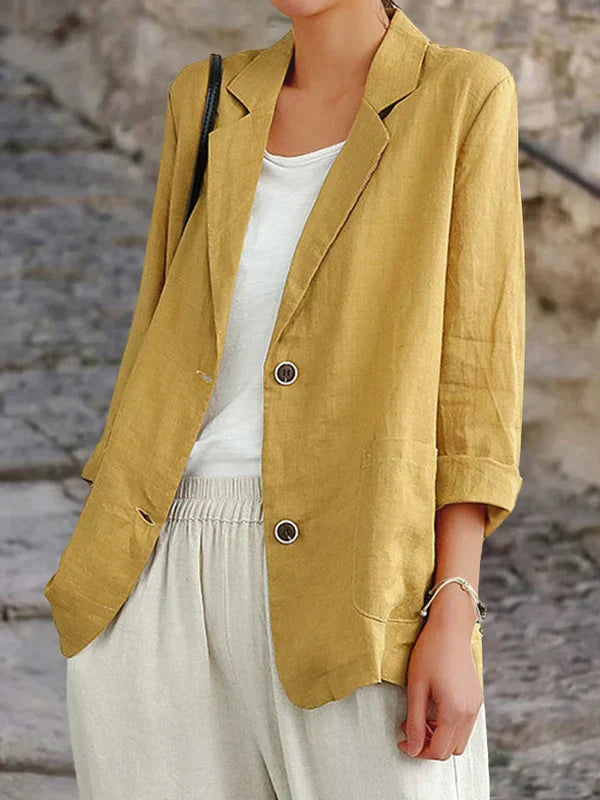 ModaLux - Stijlvolle blazer met knoopsluiting