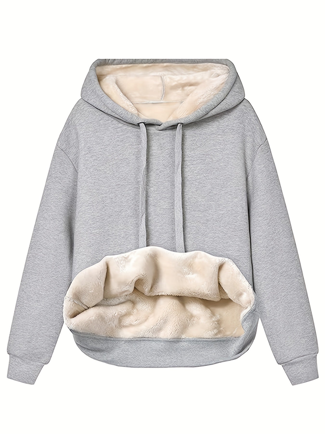 LuxeWarmth Fleece-Infused Hoodie