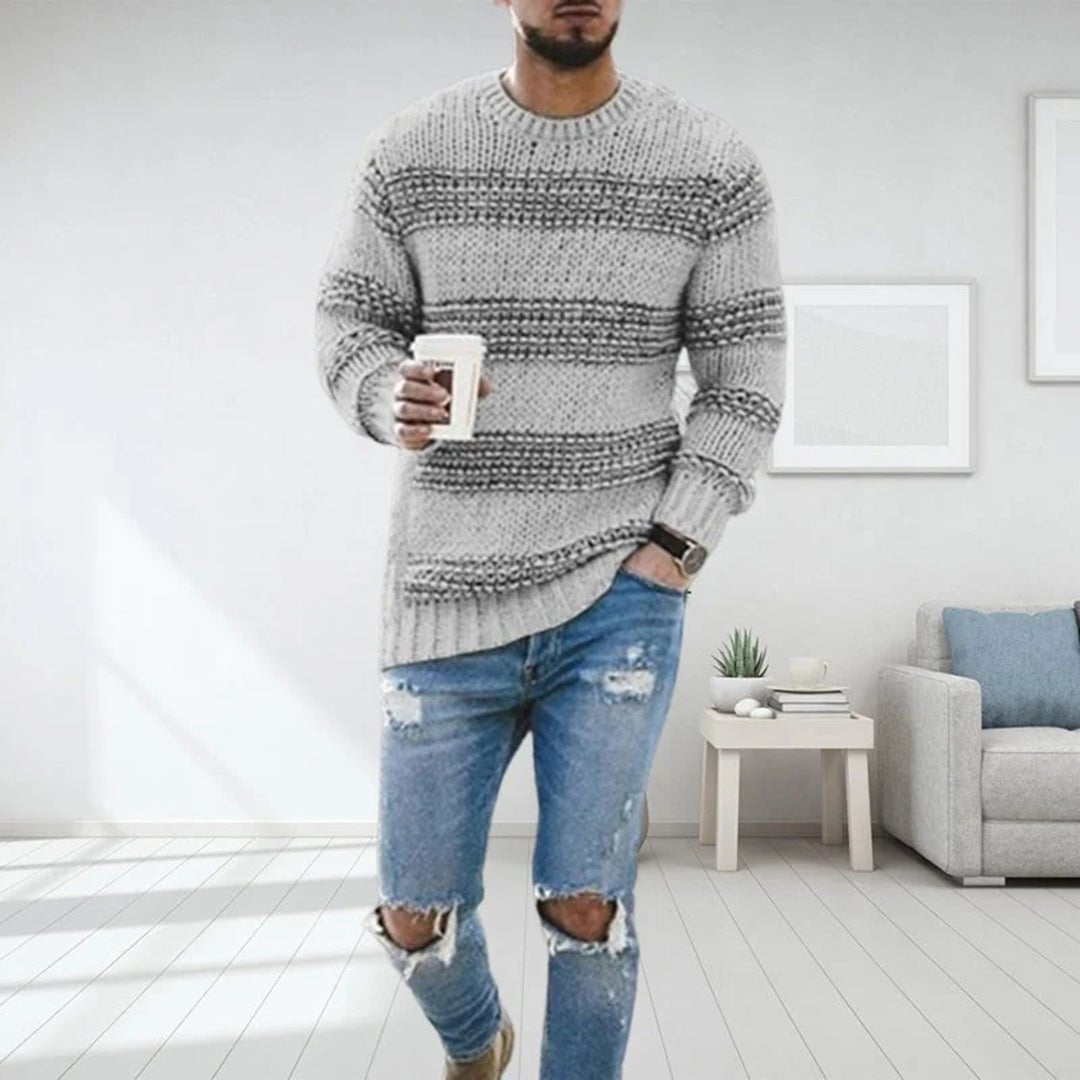 TrendyMann | Gestreepte Heren Sweater