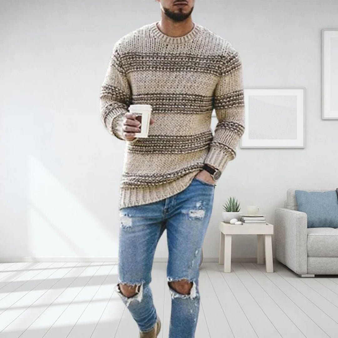 TrendyMann | Gestreepte Heren Sweater