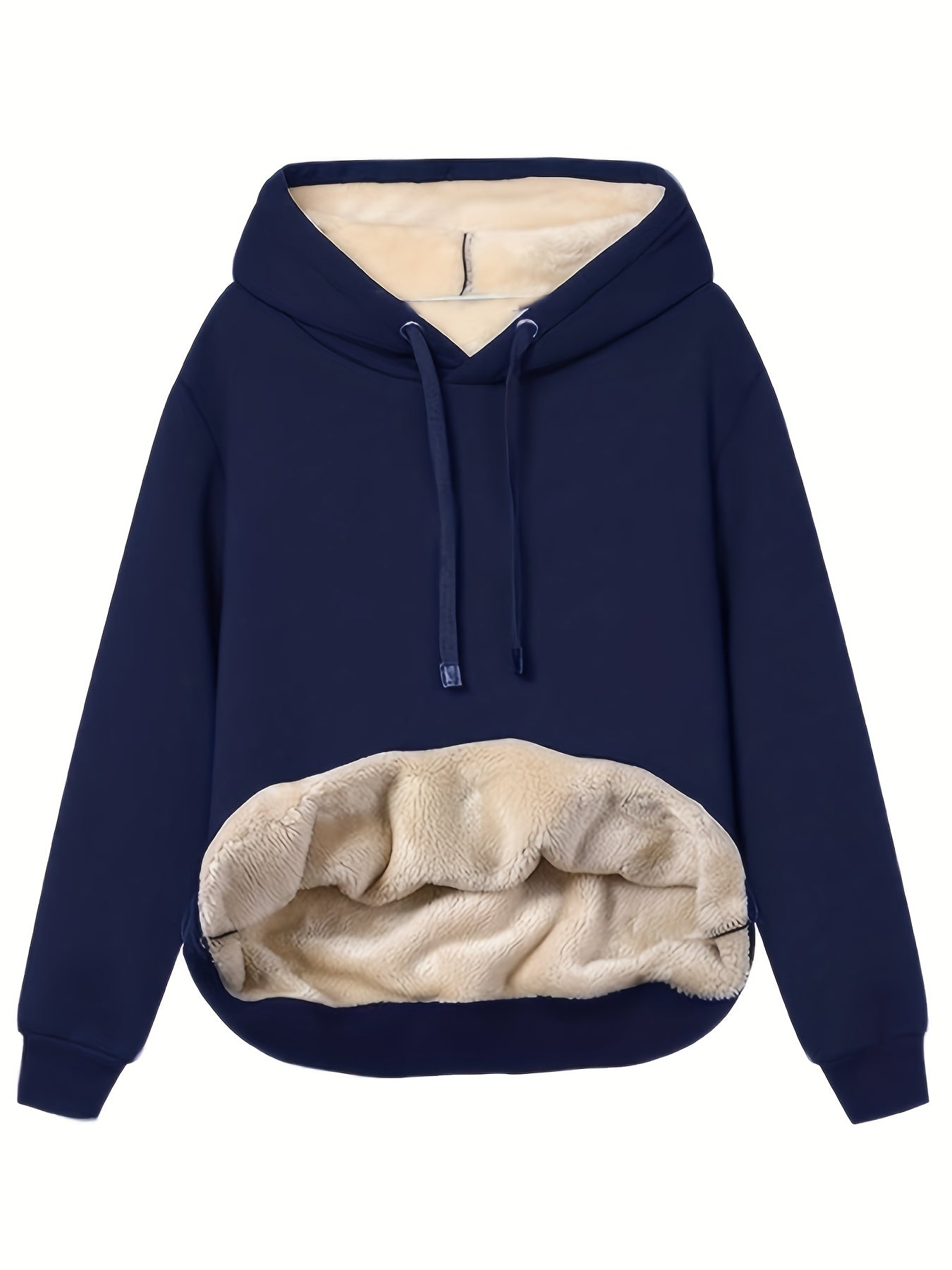 LuxeWarmth Fleece-Infused Hoodie