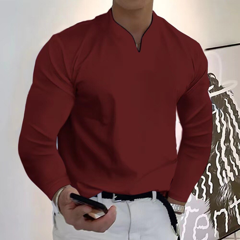 Mitch - Stijlvolle V-Hals Shirt