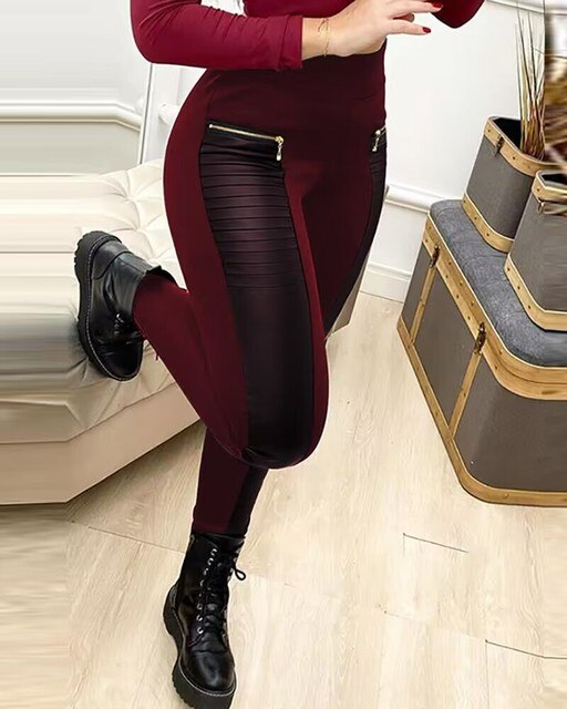 ChicMode | hoog taille skinny broek