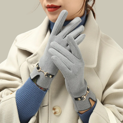 Fleuris – Warme Touchscreen Fleece Handschoenen voor Dames