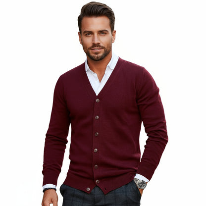 Renard – Elegante Gebreide Cardigan voor Heren