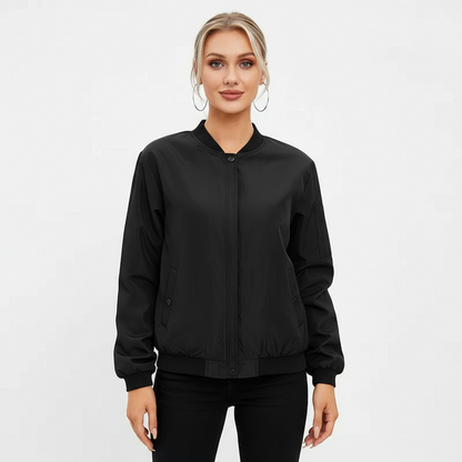 Modecca Dames Bomberjack – Kort, Stijlvol & Veelzijdig