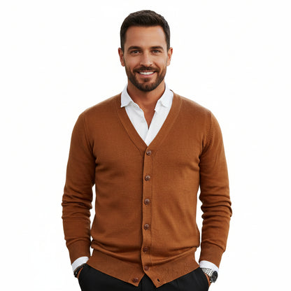 Renard – Elegante Gebreide Cardigan voor Heren