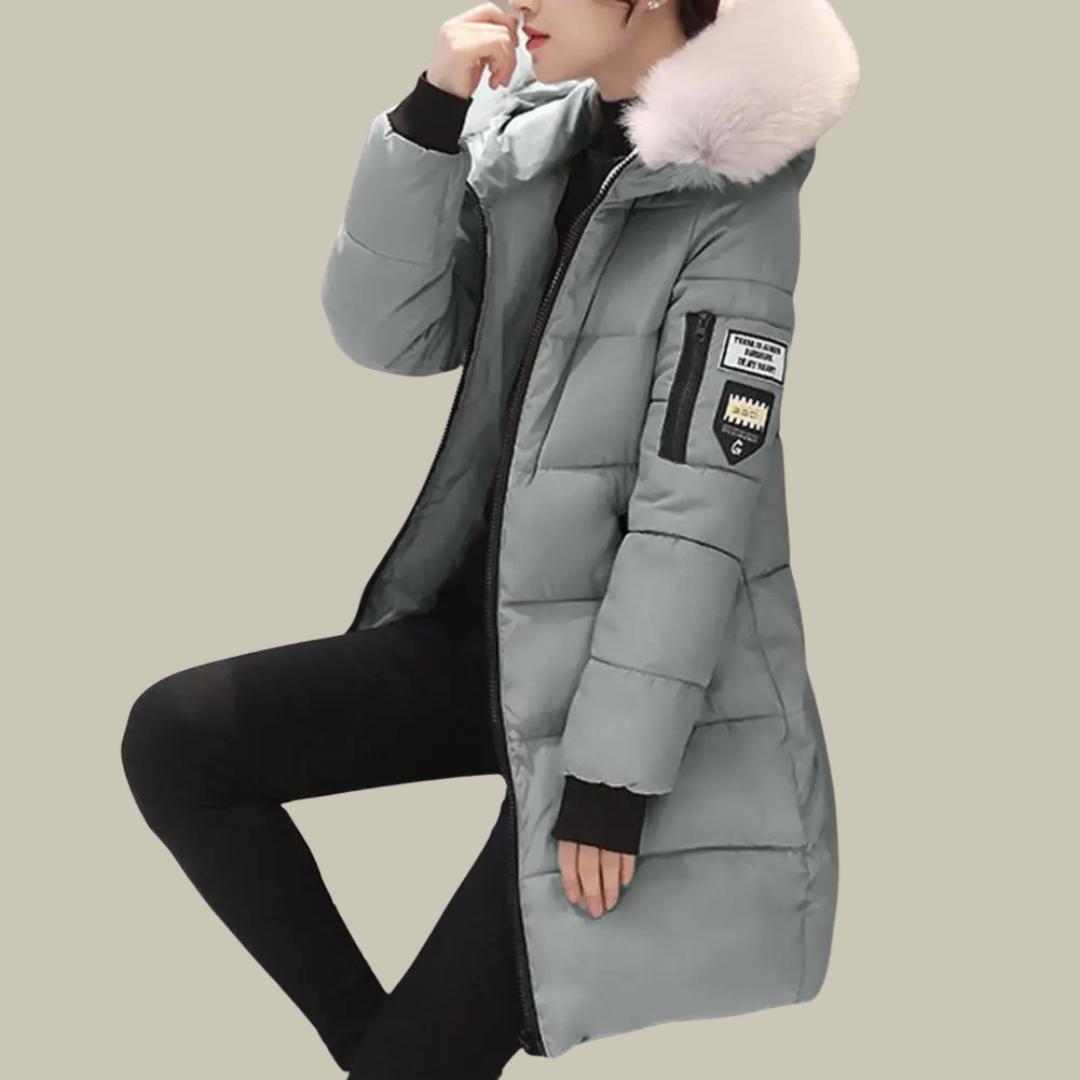 Solène – Casual Winter Puffer Jas voor Dames