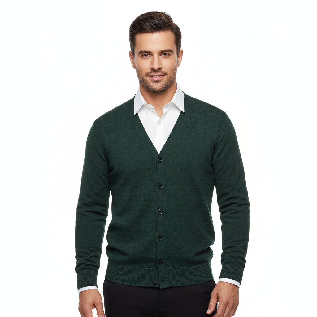 Renard – Elegante Gebreide Cardigan voor Heren