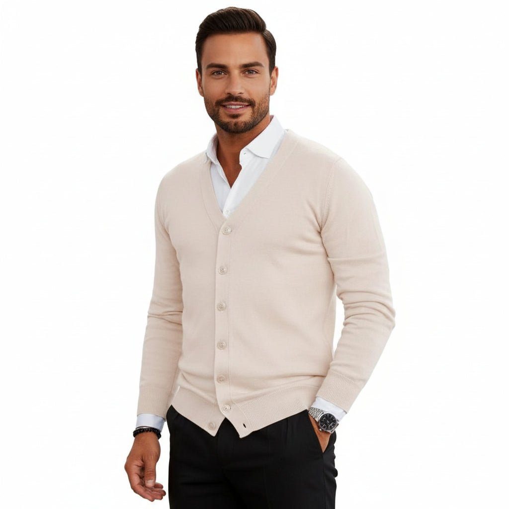 Renard – Elegante Gebreide Cardigan voor Heren