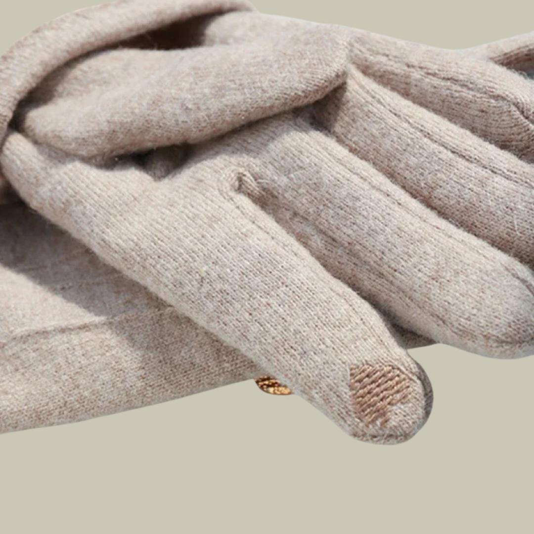 Aurelia – Leren Cashmere Handschoenen voor Dames