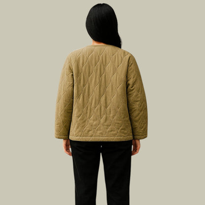 Elaria – Warme Katoenen Winterjas voor Dames