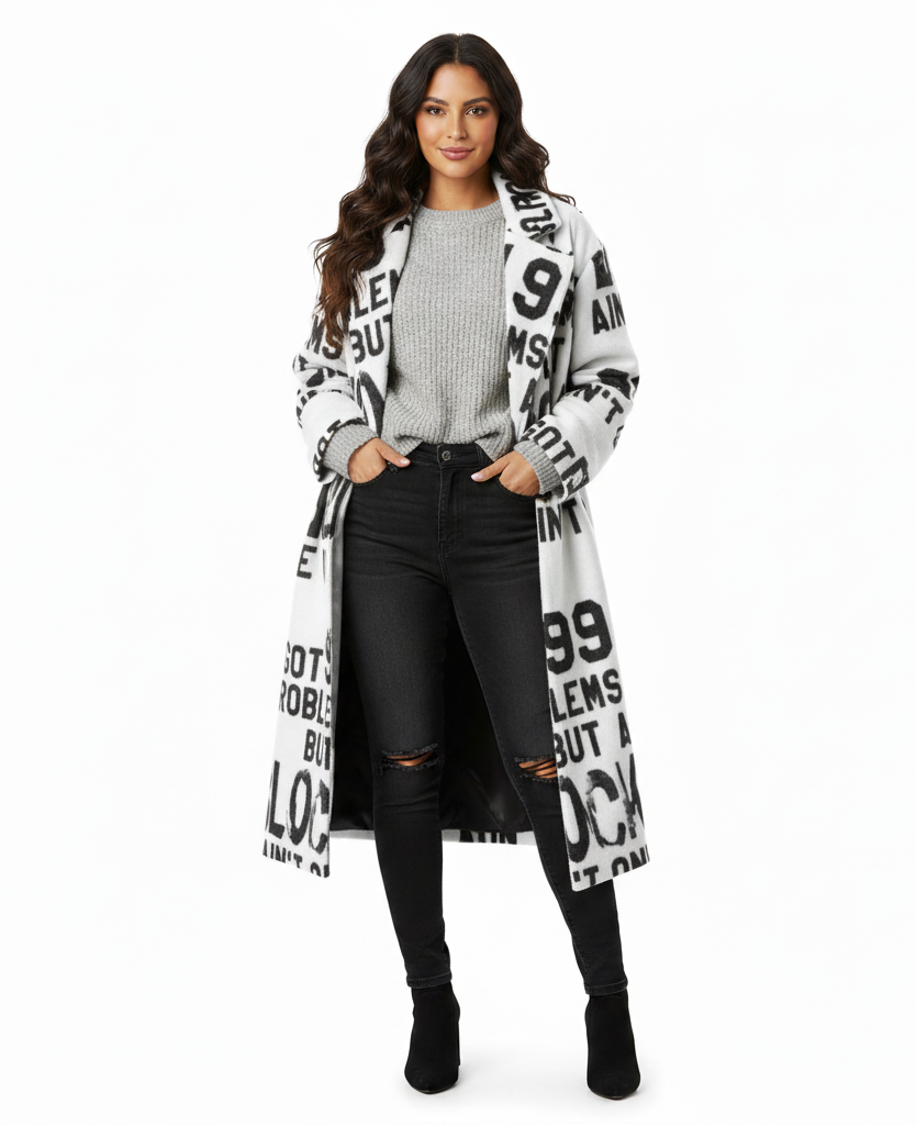 Seraphine – Lange Warme Trenchcoat voor Dames