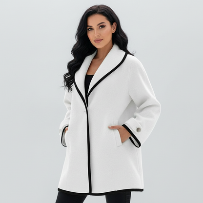 Noelle – Luxe Fleece Jas met Wolmix voor Dames