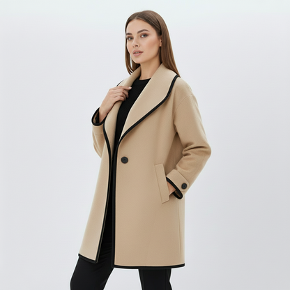 Noelle – Luxe Fleece Jas met Wolmix voor Dames