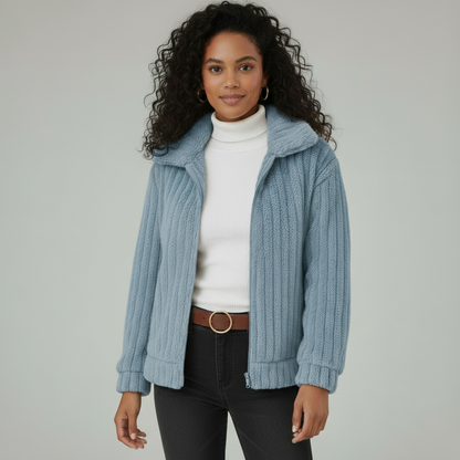 Lunara – Kort Gebreid Vest voor Dames