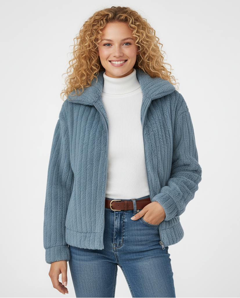 Elayne – Lang Fleece Vest voor Dames