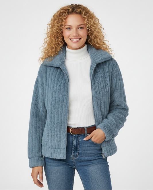 Elayne – Lang Fleece Vest voor Dames