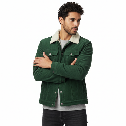 Vigo – Trendy Corduroy Jas voor Heren