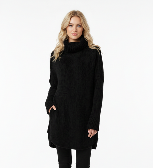 Solène – Lange Gebreide Trui voor Dames