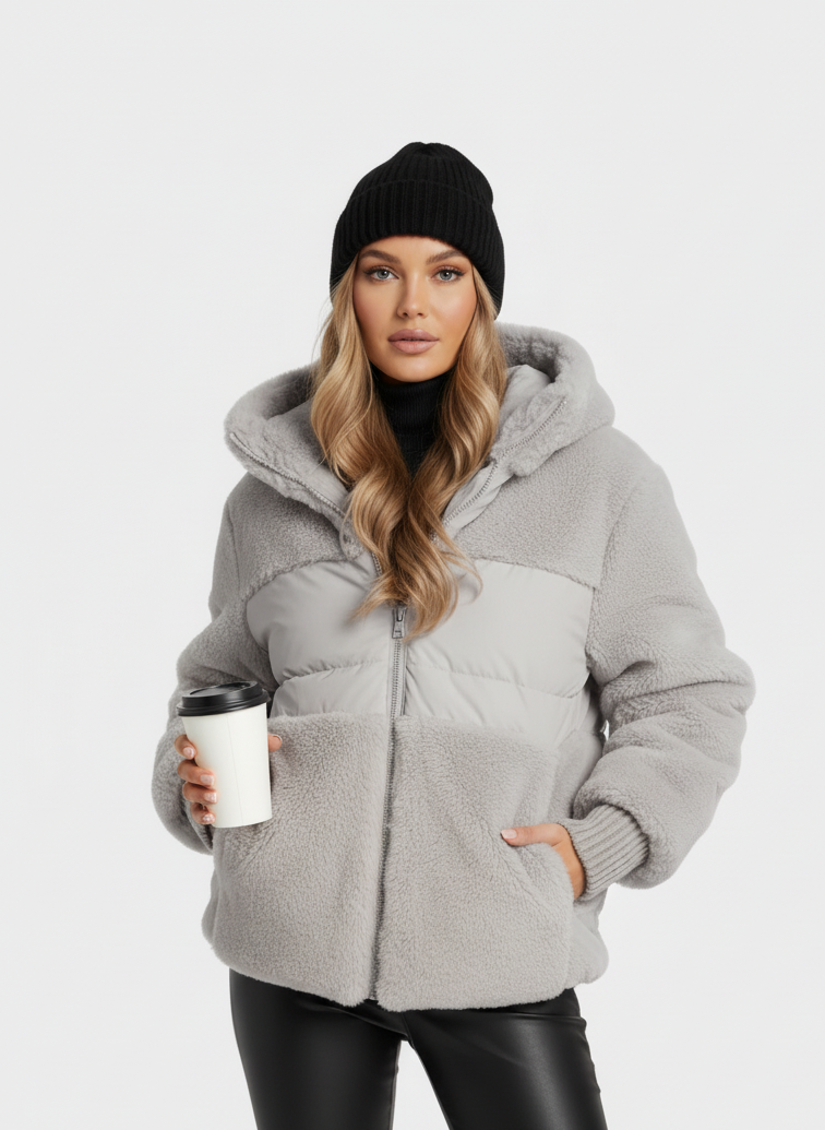 Seraphine – Warme Gewatteerde Winterjas voor Dames