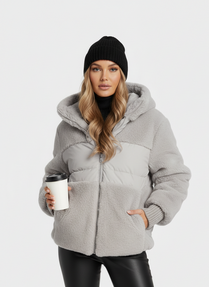 Seraphine – Warme Gewatteerde Winterjas voor Dames