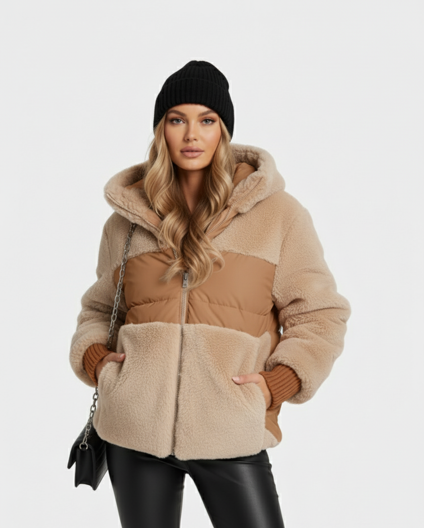 Seraphine – Warme Gewatteerde Winterjas voor Dames