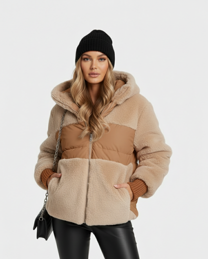 Seraphine – Warme Gewatteerde Winterjas voor Dames