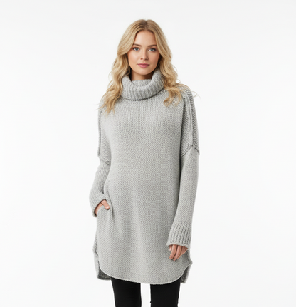 Solène – Lange Gebreide Trui voor Dames