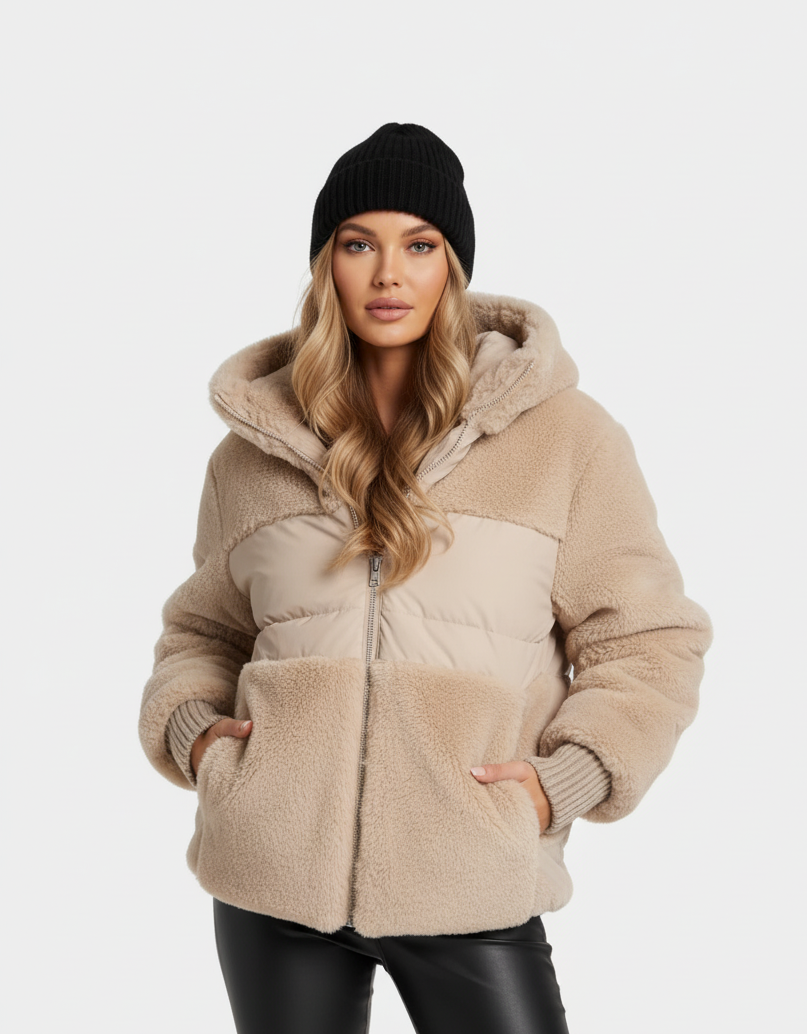 Seraphine – Warme Gewatteerde Winterjas voor Dames