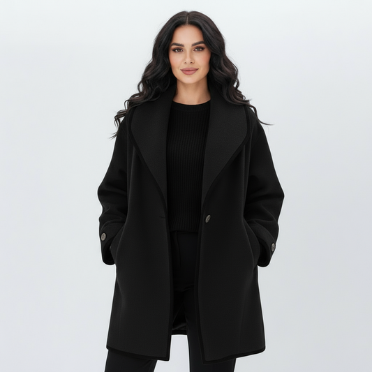 Noelle – Luxe Fleece Jas met Wolmix voor Dames