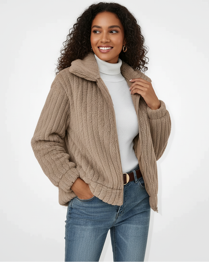 Elayne – Lang Fleece Vest voor Dames