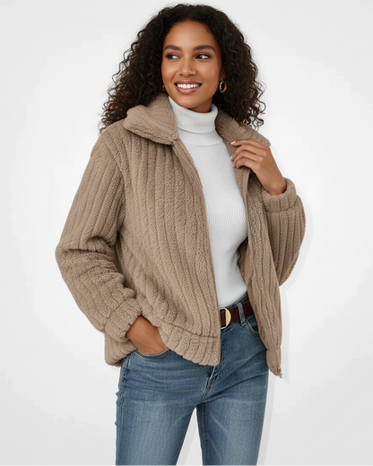 Elayne – Lang Fleece Vest voor Dames