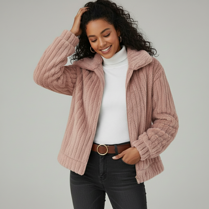 Lunara – Kort Gebreid Vest voor Dames