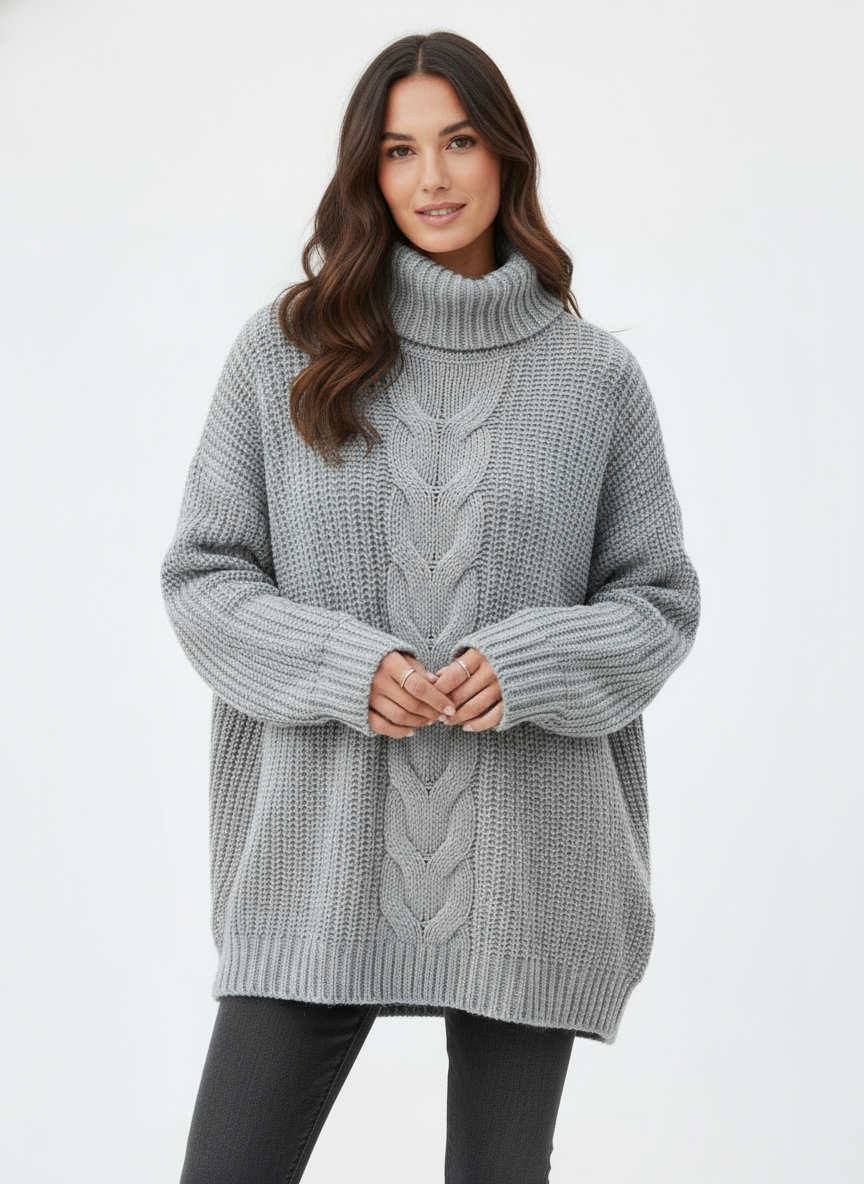 Modecca Dames Oversized Trui – Warm, Elegant & Comfortabel