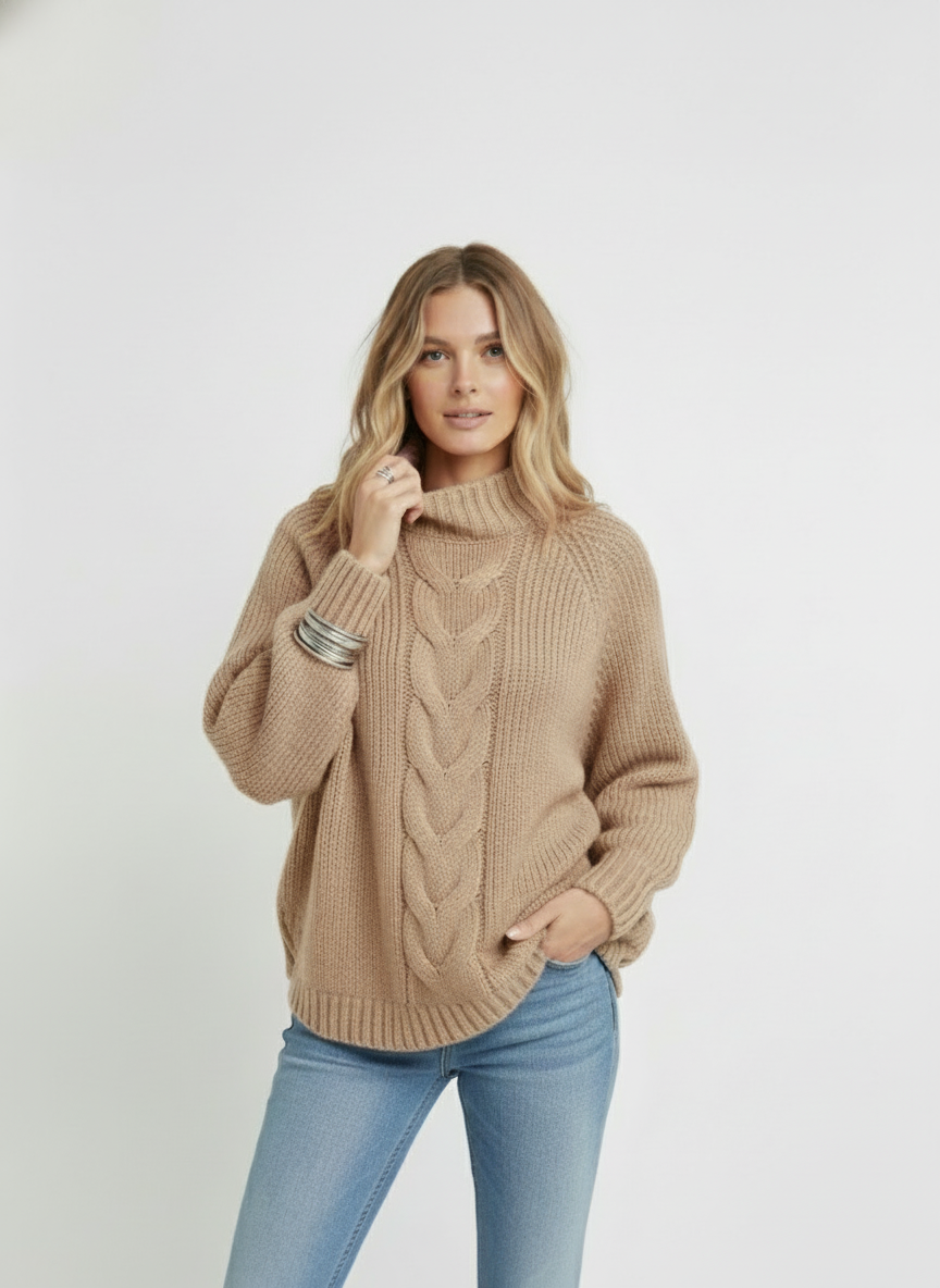 Modecca Dames Oversized Trui – Warm, Elegant & Comfortabel