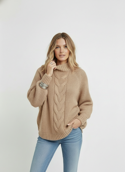 Modecca Dames Oversized Trui – Warm, Elegant & Comfortabel