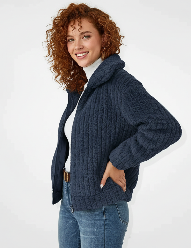 Elayne – Lang Fleece Vest voor Dames