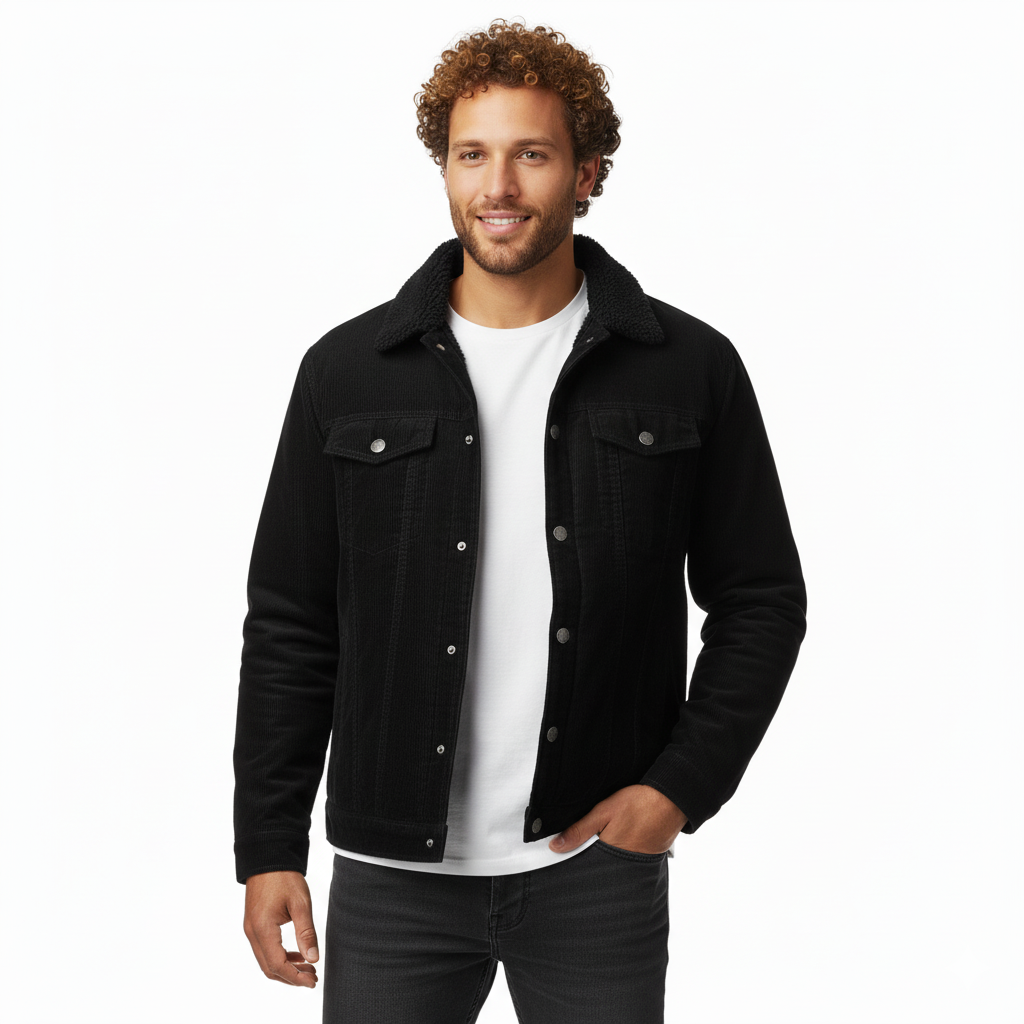 Vigo – Trendy Corduroy Jas voor Heren